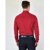 COOFANDY Mens Dress Shirts Wrinkle Free Long Sleeve Button Down Shirts Formal Business Shirt(Red)