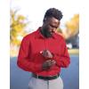 COOFANDY Mens Dress Shirts Wrinkle Free Long Sleeve Button Down Shirts Formal Business Shirt(Red)
