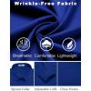 COOFANDY Mens Dress Shirts Wrinkle Free Long Sleeve Button Down Shirts Formal Business Shirt(Royal Blue)