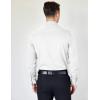 COOFANDY Mens Dress Shirts Wrinkle Free Long Sleeve Button Down Shirts Formal Business Shirt(White)