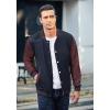 COOFANDY Men’s Fashion Varsity Jacket Causal Slim Fit Cotton Letterman Baseball Bomber Jackets(Vintage)