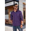 COOFANDY Men’s Flannel Shirts Long Sleeve Button Down Plaid Shirt Lightweight Shirt Jacket
