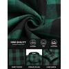 COOFANDY Mens Flannel Shirts Long Sleeve Lightweight Plaid Shirt Casual Button Down Shirts Jacket(Green Buffalo Plaid)