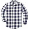 COOFANDY Mens Flannel Shirts Long Sleeve Lightweight Plaid Shirt Casual Button Down Shirts Jacket(Navy Buffalo Plaid)