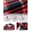 COOFANDY Mens Flannel Shirts Long Sleeve Lightweight Plaid Shirt Casual Button Down Shirts Jacket(Red)