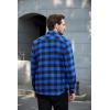 COOFANDY Mens Flannel Shirts Long Sleeve Plaid Button Down Shirt Casual Cotton Shirt with Pocket