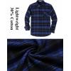 COOFANDY Mens Flannel Shirts Long Sleeve Plaid Button Down Shirt Casual Cotton Shirt with Pocket(Plaid Blue&black)