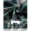 COOFANDY Mens Flannel Shirts Long Sleeve Plaid Shirt Jacket Button Down Shirt with Pockets(Green)