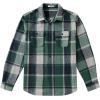 COOFANDY Mens Flannel Shirts Long Sleeve Plaid Shirt Jacket Button Down Shirt with Pockets(Green)