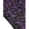 COOFANDY Mens Floral Tuxedo Jacket Paisley Shawl Lapel Suit Blazer Jacket for Dinner,Prom,Wedding(Purple)