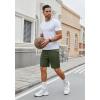 COOFANDY Men’s Gym Workout Shorts 7 Inch Stretch Athletic Shorts Lightweight Running Training Short Pants with Pockets(Army Green (1 Pack of 1))
