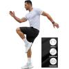 COOFANDY Men’s Gym Workout Shorts 7 Inch Stretch Athletic Shorts Lightweight Running Training Short Pants with Pockets(Black (1 Pack of 1))