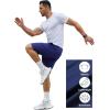 COOFANDY Men’s Gym Workout Shorts 7 Inch Stretch Athletic Shorts Lightweight Running Training Short Pants with Pockets(Blue (1 Pack of 1))