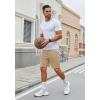 COOFANDY Men’s Gym Workout Shorts 7 Inch Stretch Athletic Shorts Lightweight Running Training Short Pants with Pockets(Khaki (1 Pack of 1))