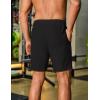 COOFANDY Men’s Gym Workout Shorts 8 Inch Quick Dry Athletic Shorts Lightweight Drawstring Running Shorts(Black)