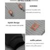 COOFANDY Mens Hooded Sweatshirt Casual Long Sleeve Drawstring Waffle Knit Pullover Hoodies(Pat 5(light Gray&black))
