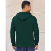 COOFANDY Mens Hooded Sweatshirt Long Sleeve Quilted Sweatshirt Casual Fashion Pullover Hoodies with Pocket(Green)