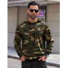 COOFANDY Mens Hoodie Long Sleeve Casual Pullover Hooded Sweatshirt Fashion Drawstring Hoodies with Pocket(Camo)