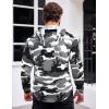 COOFANDY Mens Hoodie Long Sleeve Casual Pullover Hooded Sweatshirt Fashion Drawstring Hoodies with Pocket(Camouflage)