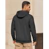 COOFANDY Mens Hoodie Long Sleeve Casual Pullover Hooded Sweatshirt Fashion Drawstring Hoodies with Pocket(Dark Grey)