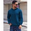COOFANDY Mens Hoodie Long Sleeve Casual Pullover Hooded Sweatshirt Fashion Drawstring Hoodies with Pocket(Deep Blue)