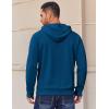 COOFANDY Mens Hoodie Long Sleeve Casual Pullover Hooded Sweatshirt Fashion Drawstring Hoodies with Pocket(Deep Blue)