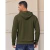 COOFANDY Men’s Hoodie Long Sleeve Hooded Pullover Casual Fashion Sweatshirts Drawstring Gym Hooded with Kanga Pocket(Army Green)