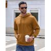 COOFANDY Men’s Hoodie Long Sleeve Hooded Pullover Casual Fashion Sweatshirts Drawstring Gym Hooded with Kanga Pocket(Brown)