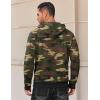 COOFANDY Mens Hoodies Pullover Long Sleeve Casual Fashion Sweatshirts Drawstring Gym Hooded Shirt with Kanga Pocket(Camo)