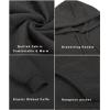 COOFANDY Mens Hoodies Pullover Long Sleeve Casual Fashion Sweatshirts Drawstring Gym Hooded Shirt with Kanga Pocket(Dark Grey)