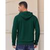 COOFANDY Mens Hoodies Pullover Long Sleeve Casual Fashion Sweatshirts Drawstring Gym Hooded Shirt with Kanga Pocket(Green)