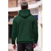 COOFANDY Mens Hoodies Sweatshirts Long Sleeve Fashion Waffle Knit Pullover Hoodie with Pocket(Green)