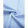COOFANDY Mens Knit Polo Shirts Casual Long Sleeve Classic Polo Shirts Button Down Golf Shirts(Herringbone Light Blue)