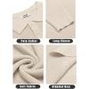 COOFANDY Mens Knit Polo Shirts Long Sleeve Casual Polo Sweaters Shirt Waffle Textured Collared Sweater(Light Khaki)