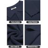COOFANDY Mens Knit Polo Shirts Long Sleeve Sweater Casual Polo Shirts Lightweight Collared T Shirts(Navy Blue)