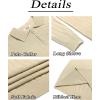 COOFANDY Mens Knit Polo Sweater Long Sleeve Polos Lightweight Casual Dress Pullover Sweaters(Champagne)