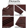COOFANDY Mens Knit Polo Sweater Long Sleeve Polos Lightweight Casual Dress Pullover Sweaters(Coffee)