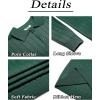 COOFANDY Mens Knit Polo Sweater Long Sleeve Polos Lightweight Casual Dress Pullover Sweaters(Dark Green)