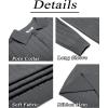 COOFANDY Mens Knit Polo Sweater Long Sleeve Polos Lightweight Casual Dress Pullover Sweaters(Grey)