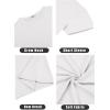 COOFANDY Mens Knit T-Shirts Casual Crewneck Short Sleeve Shirts Summer Tops Basic Pullover Tees(A-white 1pack)