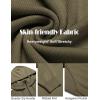 COOFANDY Mens Knitted Hoodie Sweater Long Sleeve Turtleneck Quarter Zip Pullover Sweaters with Pocket(Army Green)