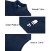 COOFANDY Men’s Lightweight Fleece Vest Sleeveless Zip Up Warm Jacket Casual Outerwear Vests With Pockets(Navy)