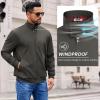 COOFANDY Mens Lightweight Jackets Casual Windbreaker Zip Up Coat Stand Collar Golf Jacket Stylish Fall Work Business(Dark Grey)