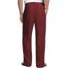 COOFANDY Mens Linen Casual Pants Elastic Waist Drawstring Trousers Yoga Beach Summer Pants(Wine Red)
