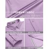 COOFANDY Men’s Long Sleeve Button Down Shirts Casual Untucked Dress Shirt Beach Wedding Shirts(Light Purple)