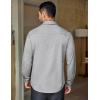 COOFANDY Mens Long Sleeve Casual Button Down Shirt Wrinkle Free Untucked Dress Shirts(Grey)