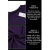 COOFANDY Men’s Muscle T-Shirt Pleated Raglan Sleeve Bodybuilding Gym Tee Short Sleeve Fashion Workout Shirts Hipster Shirt(Dark Purple)