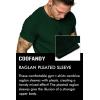COOFANDY Men’s Muscle T-Shirt Pleated Raglan Sleeve Bodybuilding Gym Tee Short Sleeve Fashion Workout Shirts Hipster Shirt(Type1 – Dark Green)