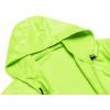 COOFANDY Mens Packable Rain Jacket Lightweight Waterproof Raincoat with Hood Outdoor Rain Gear Travel Hiking Cycling(Green)