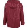 COOFANDY Mens Packable Rain Jacket Lightweight Waterproof Raincoat with Hood Outdoor Rain Gear Travel Hiking Cycling(Wine Red)